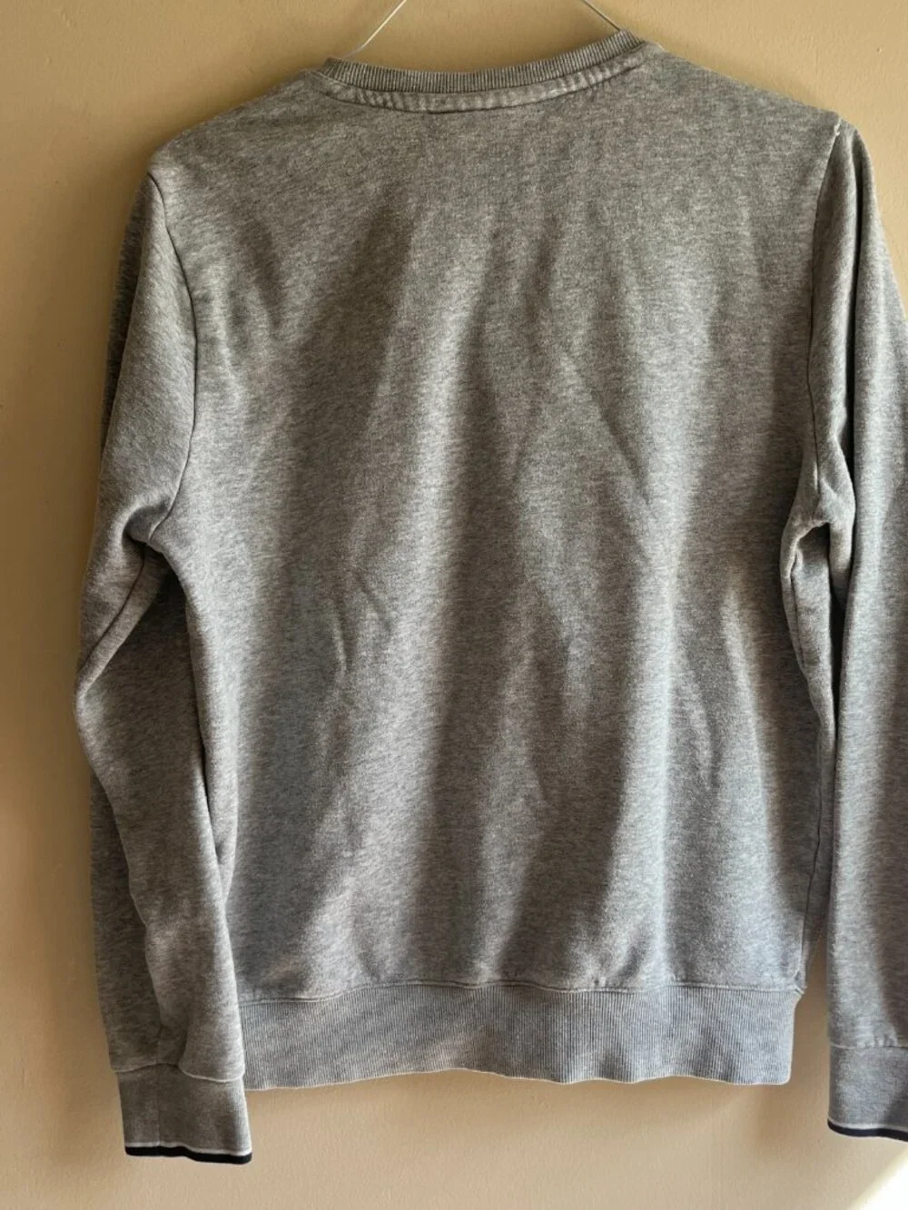 Fila Men's French Terry Crew Neck Grey Sweatshirt blokecore athletic loungewear